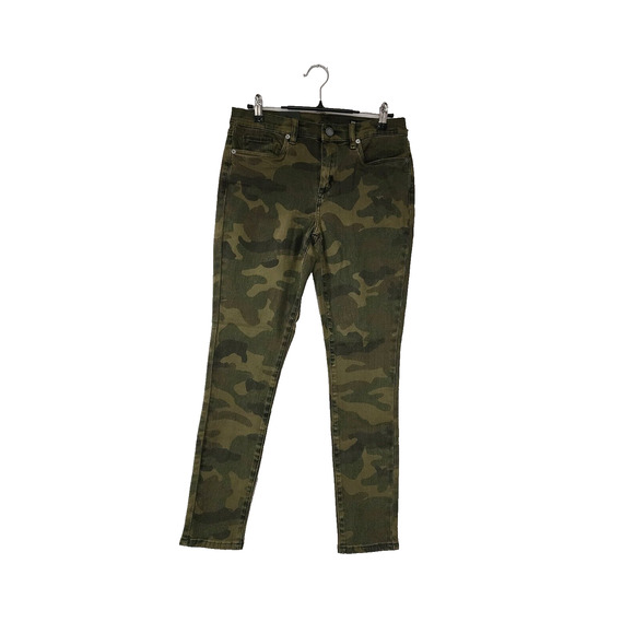 BLANKNYC Denim - BLANKNYC The Reade Crop Size 28‎ Green Camouflage Denim Cotton Skinny Leg